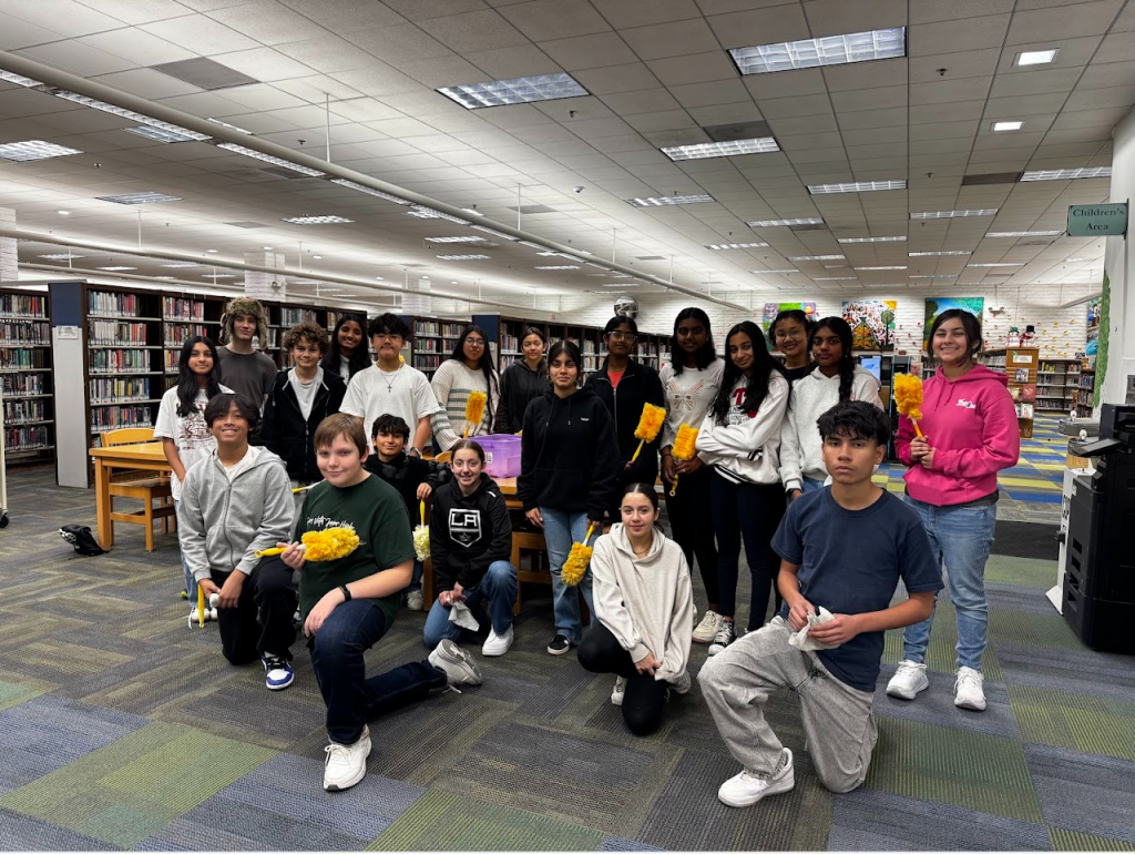 Tween Volunteers Spring Into Cleaning at the Libraries